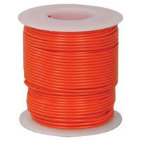 Jameco Valuepro 817-3 Stranded Tinned-Copper Hook-Up Wire, 100' Length, Orange