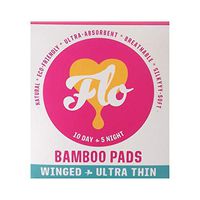 Flo 10 Day Plus 5 Night Bamboo Pads 15-Count
