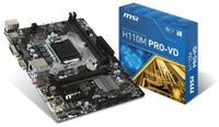 MSI H110M PRO-VD LGA 1151 H110 DDR4 USB3.1 SATA 6GB/S, 7996-007R (DDR4 USB3.1 SATA 6GB/S)