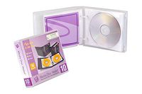 UniKeep Disc 10 CD/DVD Wallet with Pages (Clear)