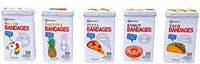 New Bioswiss Bandages Hipster Designs Featuring Unicorn, Pineapple, Pizza, Donuts & Taco Bandages (Pack of 5)