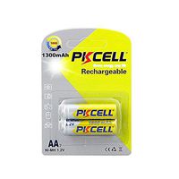 AA Ni-MH Rechargeable Batteries,1.2V1300mAh 2 Packs