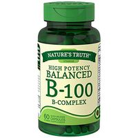 Nature's Truth High Potency Balanced B-100 B- Complex Quick Release Capsules - 60 ct