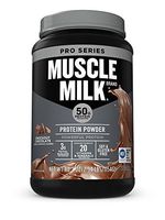 Muscle Milk Pro Series Protein Powder, Knockout Chocolate, 50g Protein, 2.54 Pound
