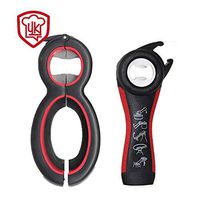 Bottle Can and Jar Grip Opener, 2 pack Jar Openers 5-in-1 and 6-in-1 Multi Kitchen Tools Set,Elderly, Seniors, Arthritis Sufferers