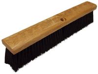 Wilen F007018, Polypropylene Floor Sweep, 18" Wood Block, 3" Bristle Trim, Black (Case of 12)