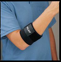 Elbow Support, M, Black, Single Strap