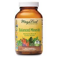 MegaFood, Balanced Minerals, Helps Maintain Bone and Cardiovascular Health, Multivitamin Supplement, Gluten Free, Vegetarian, 90 Tablets (30 Servings) (FFP)