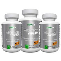 Weight Loss Extreme - Paleo Life - Fat Burner, Appetite and Cravings Control Formula, Fights Food Anxiety. 60 Capsules. (3)