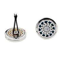 Fabal 10 Style Stainless Car Air Vent Freshener Essential Oil Diffuser (I)