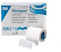 Micropore Paper Tape - 2" x 10 Yds 6 Ea