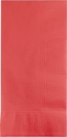 Creative Converting 50-Count Touch of Color Paper Dinner Napkins, Coral - 673146B