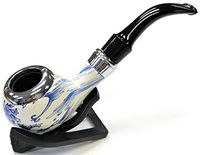 Eclipse Durable X-Large 6.25" Blue Marbled Design Tobacco Herb Pipe Bowl, PIP5525