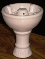 Sahara Smoke Vortex Goliath Hookah Shisha Bowl - White