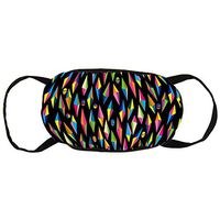 Dust Face Cover, Earloop Half Face Cover for Women Men, Climbing Skate Face and Nose Cover with Adjustable Elastic Band - Geometry Diamonds Skull Art