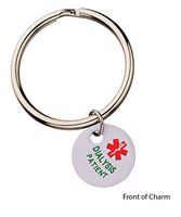 Dialysis Patient Medical Alert Keyring