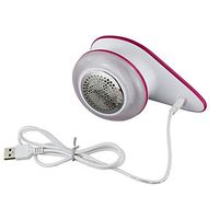 YYYHAN Fabric Shaver, Electric USB Powered Fabric Shaver Ergonomic Design with 3-Leaf Blade and Stainless Steel Honeycomb Net Cover for Efficient Bobbles Fuzz Removing