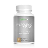 Fresh Natural Paleo Omega 3- The Ultimate Fatty Acids Dietary Supplement for Your Cardiovascular Health burpless and Natural - 60 softgels - 60 Days Supply