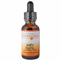 Doctor’s Choice Organic Kids Biotic Liquid Herbal Supplement with Goldenseal Root, Fresh OSHA Root, Fresh Echinacea Purpurea Flower, Licorice Root, Oregon Grape Root, Myrrh Gum and More 30ml