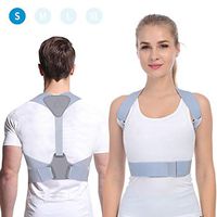 Posture Corrector for Women Men - Posture Brace - Back Brace for Clavicle Support Upper Back Pain Relief, Anoopsyche Designed Comfortable Posture Trainer for Spinal Alignment & Posture Support (S)