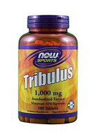 NOW Sports- Tribulus, 1000 mg- 180 Tablets, 2 pack