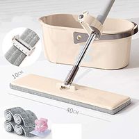 Living supplies Flat mop lazy handfree washing household mop wood floor wet and dry mop | style 2 (Color : Style 2)