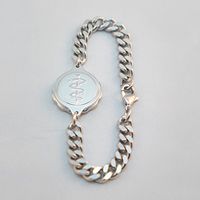 SOS (Talisman) Emergency Medical ID Stainless Steel Bracelet 6 1/2" Buy 1 GET 1 Free!
