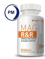 Mag R&R - Natural Muscle Relaxation Supplement for Night Leg Cramps, with Magnesium Glycinate - Natural Remedy for Muscle Cramp Relief, Spasms, Recovery and Sleep, 90 Capsules