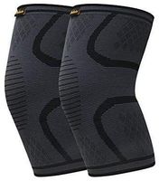 Compression Sleeve for Knee 2 Pack- Knee Brace-Knee Support Men and Women for Running,Hiking,Basketball,Tennis,Gym,Weightlifting etc-Check the Best Fit Size First(XL Size)