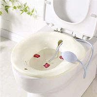 Bonaweite Portable Bidet Sitz, Bath Tub Nursing Cleansing Basin Kit with Flusher on Toilet for Women Pregnancy Postpartum Postoperative Care