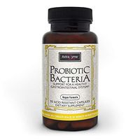 AstraZyme - PUREST CULTURED STRAINS of Beneficial PROBIOTIC BACTERIA for a Healthy Gastrointestinal System. For Men and Women. Vegan Formula - 93 Vegetarian Capsules