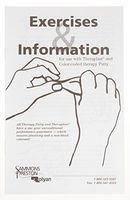 Therapy Putty Hand Exercise Book, 12 Page Booklet with Hand and Wrist Exercises for at-Home Physical and Occupational Therapy, Grip Strength Training, Surgery and Injury Recovery, Pack of 20