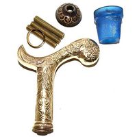 Eve.Store Solid Brass Handle Antique Style Victorian Wood Walking Stick Cane Gifts