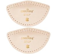 Pedag Step 16647 Symmetrical Self Adhesive Arch Support Inserts, Tan Leather, Medium
