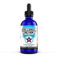 Colloidal Silver | 2 fl oz • Glass Bottle w/Dropper • 50 ppm | Non-Ionic • Amber | Made from 99.99% Pure Silver | Boost Your Immune System