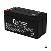 Mighty Max Battery 6V 1.3Ah Replacement Battery for GE Simon 600-1012 Alarm Battery - 2 Pack Brand Product