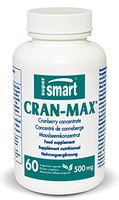 Supersmart - Cran-Max 500 mg - Cranberry Supplement Helps with Urinary Infections & Gastric Ulcers | Non-GMO - 60 Vegetarian Capsules