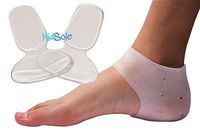 KidSole Children's Gel Heel Strap + Adhesive Gel Blister Blocker Pads - Includes 2 Adhesive Gel Pads & 2 Gel Straps for US Kids Sizes 2-7