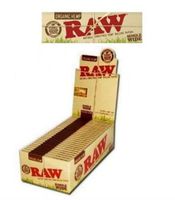 Raw Rolling Paper- Organic Single Wide Full Box of 50 Booklets