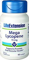 Life Extension Mega Lycopene, 15 Milligram, 90 Softgels (Pack of 3)