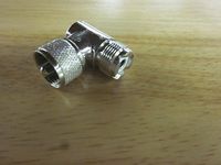 ~ 2 ~ PL-259 L-CONNECTOR ~ ONE SO239 ENDS TO ONE PL-259 CONNECTOR ~NEW~ 56201