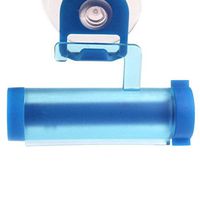 Toothpaste Tube Squeezer Dispenser Roller, Fashion Hot Sale Bathroom Home Tube Rolling Hanging Holder Toothpaste Squeezer (Blue)