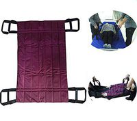 Jeamive Transfer Boards Belt Slide Patient Medical Lift Sling Transferring Turner Positioning Pad Hospital Bed Draw Sheets for Elderly Bariatric 4 Handles （Red）