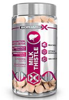 Maximum Strength 3000mg Milk Thistle + (80% Silymarin (60 Capsules / 1 Per Day) 100% Pure Certified, Premium Grade