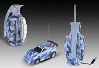 2.7" Mini RC Camouflage Grenade Car MC98 Blue Hobbies Hobby Present Gift Game