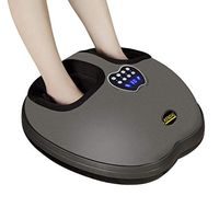 Kendal Shiatsu Foot Massager Machine with Heat, Deep Kneading Therapy, Rolling 3-D Air Pressure Massage for Foot Stress Relief and Blood Circulation 8862BK