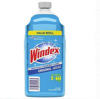 Windex Glass Cleaner Refill, Original Blue, 2 L (Pack of 3)