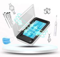 Cell Phone UV Sanitizer, Disinfector Portable Cleaner Aromatherapy Sterilizer Function Disinfector for Phone, Toothbrush, Jewelry, Watches, Glasses