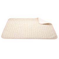 Incontinence Mattress Protector Seniors Waterproof Bed Pad The Aged Elderly Absorbent Underpads Golden Years Bed-Wetting Enuresis Spill Mat Natural Organic Cotton Washable Reusable(Color, M)