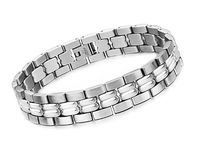 LOVE Beauties Athena Jewelry Titanium Series 12MM Titanium Bracelet in a Nice Gift Box, Anti-Fatigue, Pain Relief